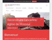 Tablet Screenshot of fraternite-en-irak.org